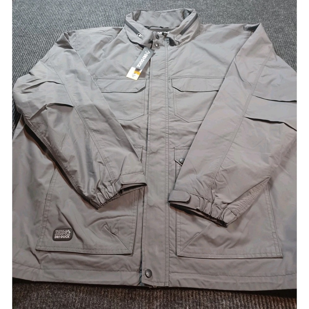 DRI Duck Men's Field Jacket Charcoal Size 4XL, New with Tags, Model 5325